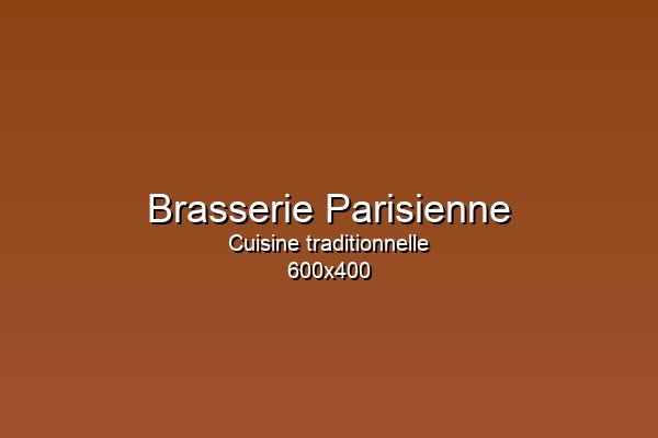Intérieur d'une brasserie parisienne traditionnelle
