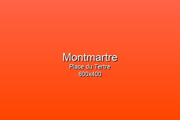 Place du Tertre à Montmartre avec ses peintres